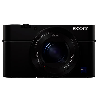 Sony Cyber-shot RX-100 IV Camera, 4K, 20.1MP, 2.9x Optical Zoom, Wi-Fi, NFC, OLED EVF, 3 Tiltable Screen